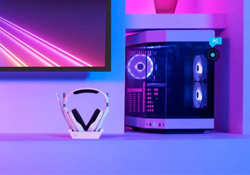 Logitech, Astro A50 X LIGHTSPEED Wireless Gaming Headset + Base Station, PRO-G GRAPHENE, PLAYSYNC, Xbox Series X|S + PS5 + PC/mac - White - White - Image 7