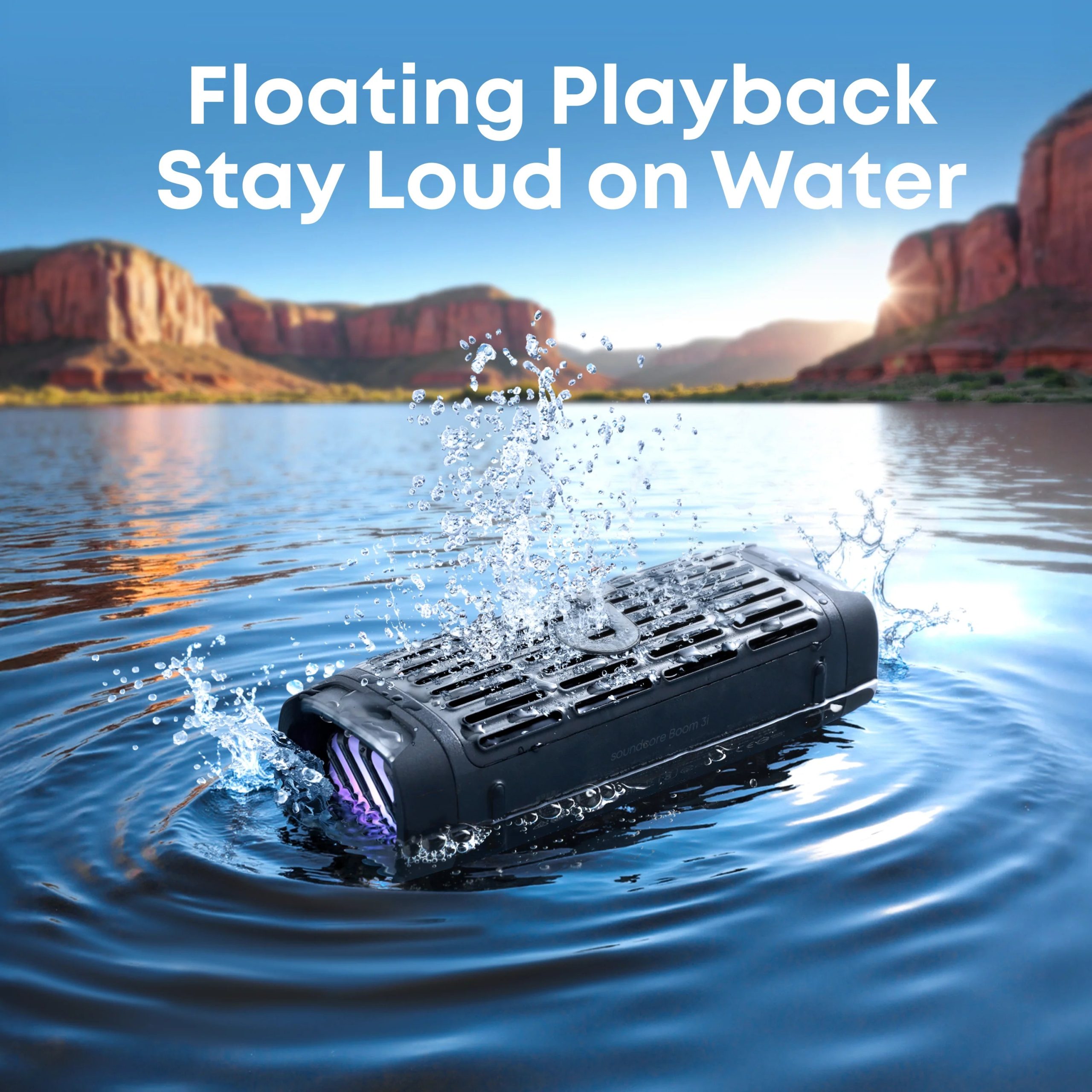 Anker SoundCore Boom 3i, Portable Outdoor Speaker - Black - Image 17