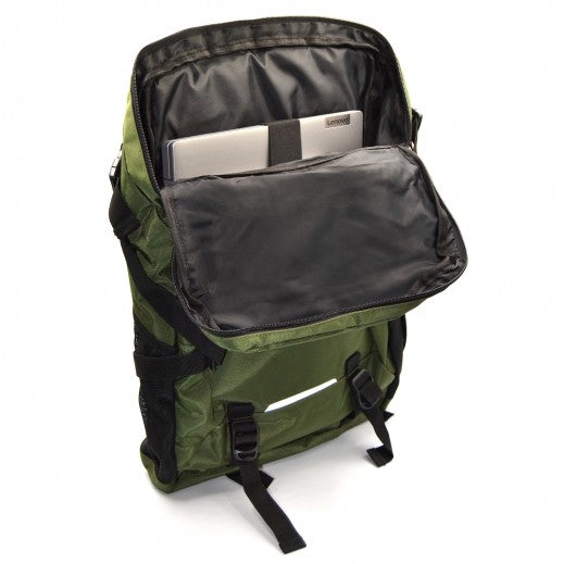 Polo Backpack Club Leader Soft Waterproof - 19 Inch - Green / Black - Default Title - Image 3