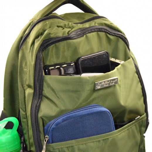 Polo Backpack Club Superior Soft Waterproof - 19 Inch - Black / Green - Default Title - Image 4