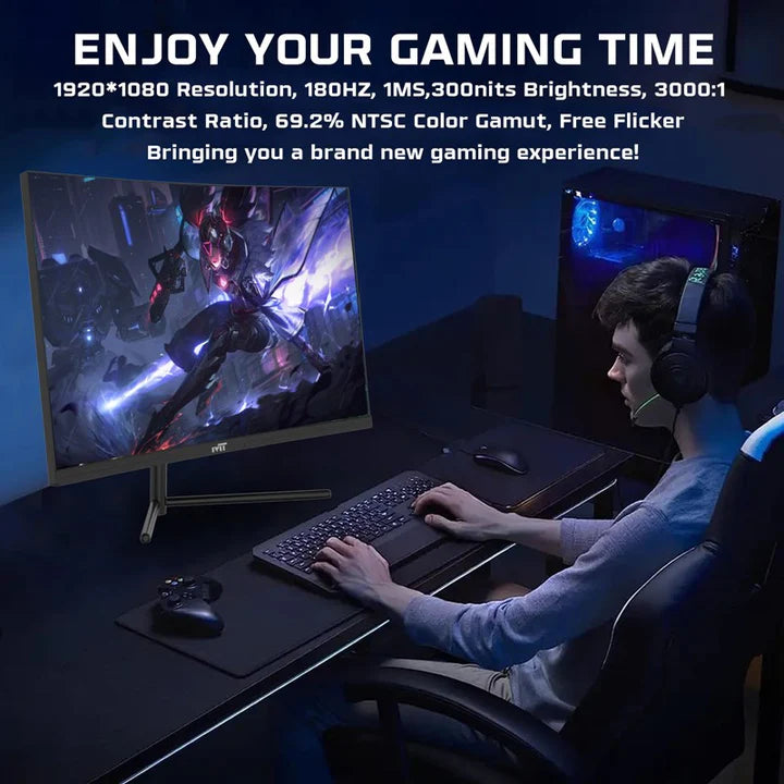 Twisted Minds, 27'‘ Curve, FHD 180Hz, VA, 0.5ms, HDMI2.0, HDR Gaming Monitor - Black - Image 8