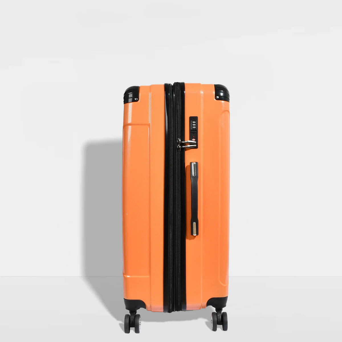 Smart Polo, 3-Piece Luggage Set – ABS Expandable Suitcases (28"/24"/20") - Orange - Image 3