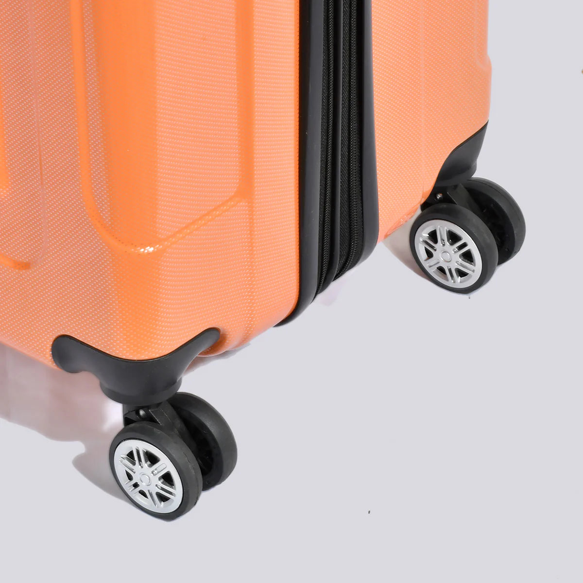 Smart Polo, 3-Piece Luggage Set – ABS Expandable Suitcases (28"/24"/20") - Orange - Image 6