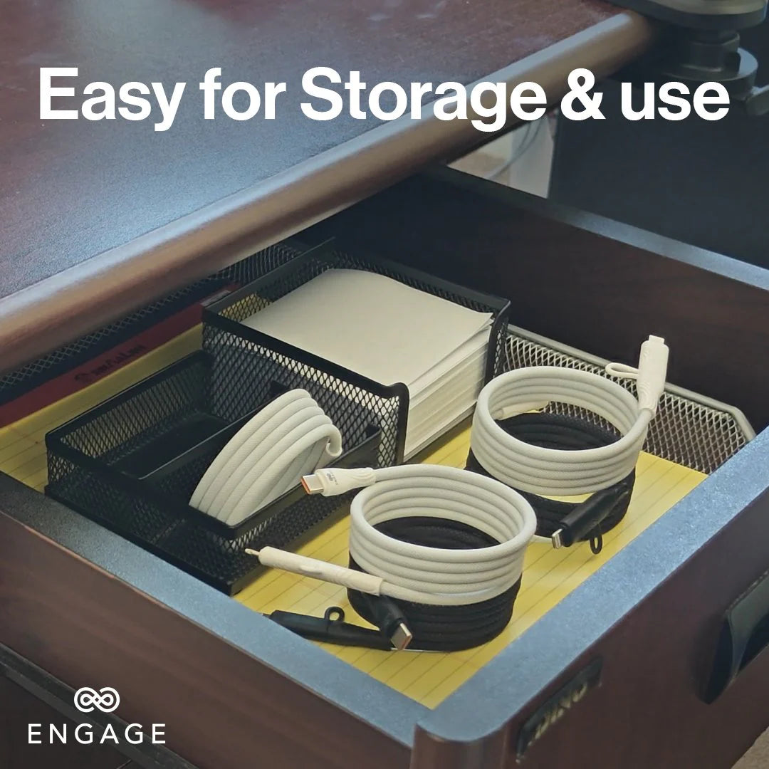 Engage, Magnetic USB-C Cable with Lightning Adapter (60W) - Black - Image 12