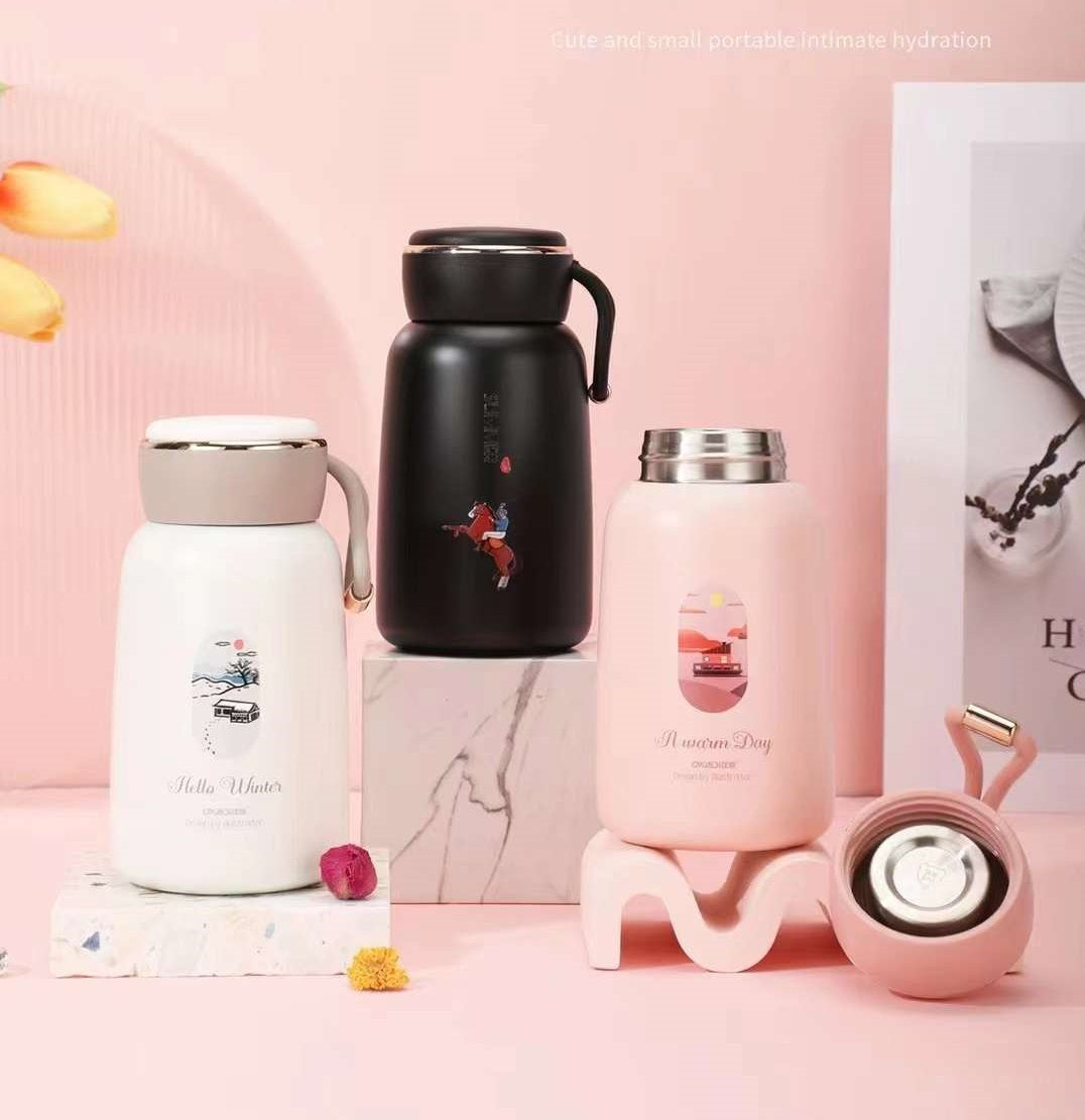 D.kadi KD5159PK Vacuum Bottle 300ML - Pink - Pink - Image 4