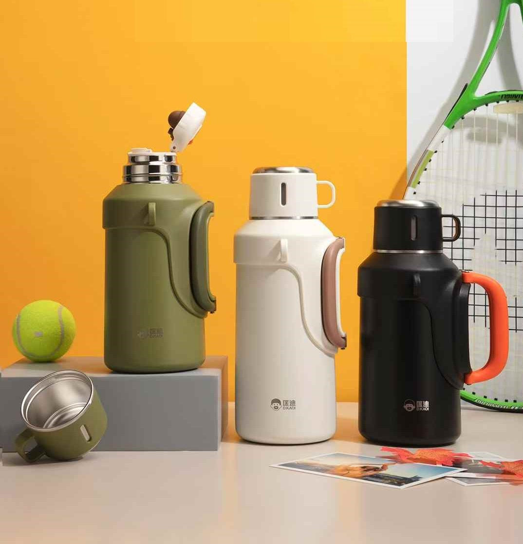 D.kadi KD9106 Vacuum Bottle - 1L - Off-White - Image 11