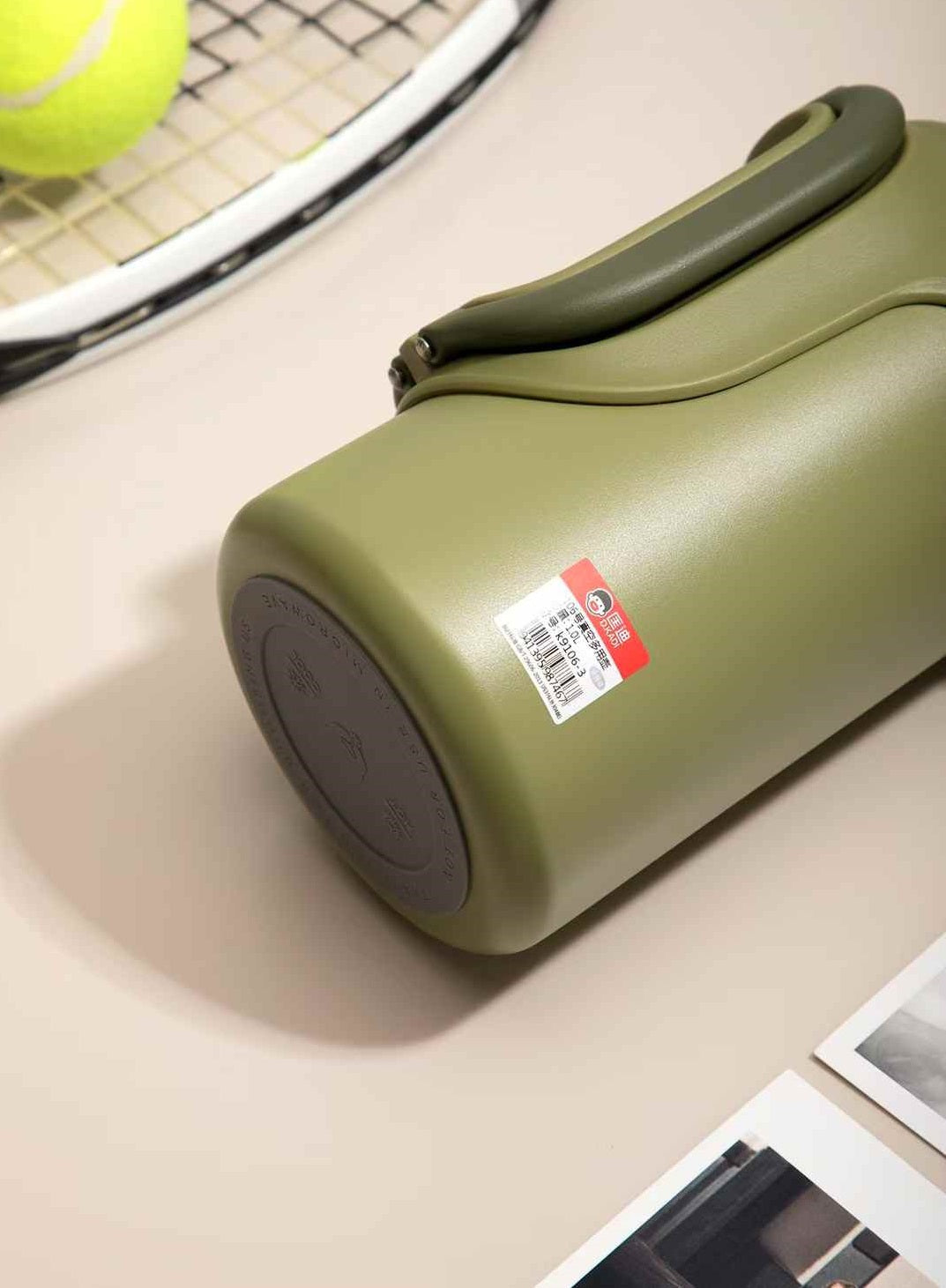 D.kadi KD9106 Vacuum Bottle - 1L - Off-White - Image 8