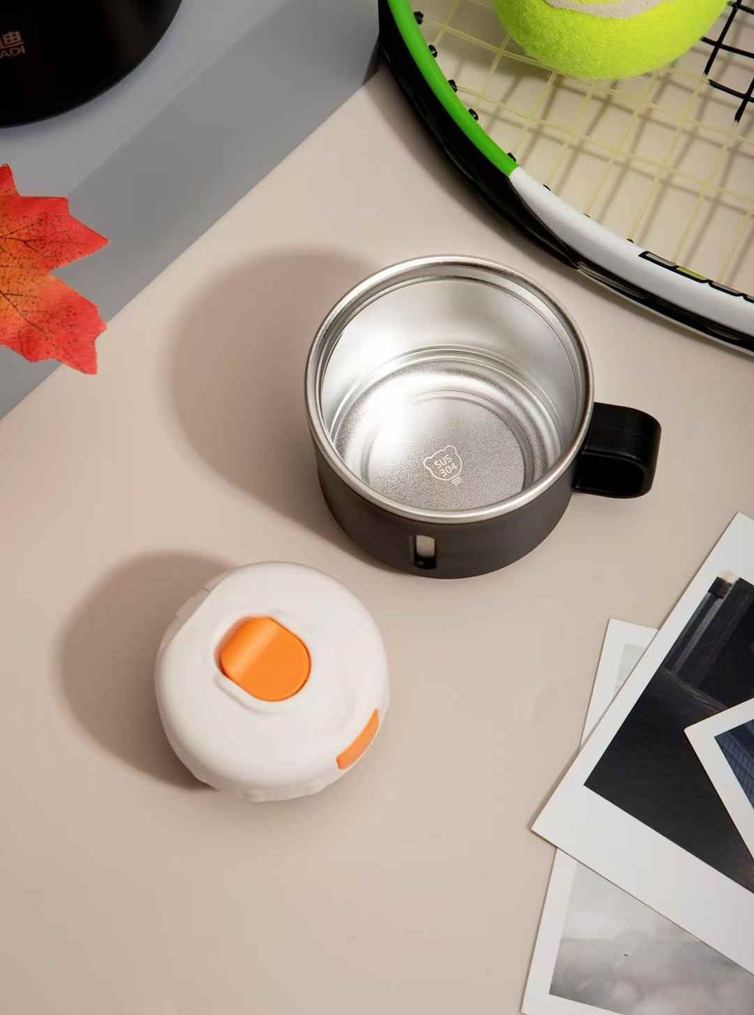 D.kadi KD9106 Vacuum Bottle - 1L - Off-White - Image 9