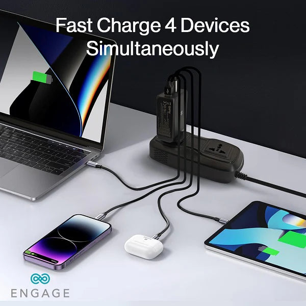 Engage, GaN Charger/Adapter (200W) – Black - Black - Image 6