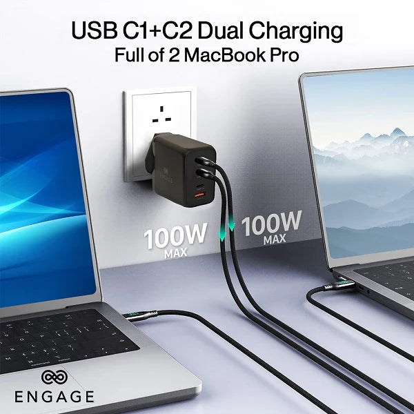 Engage, GaN Charger/Adapter (200W) – Black - Black - Image 8