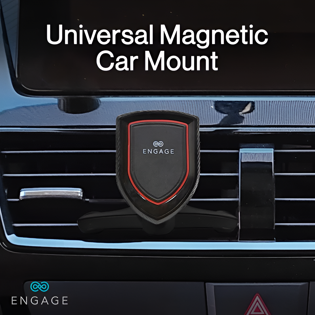 Engage, Universal Magnetic Car Mount - Black - Image 3