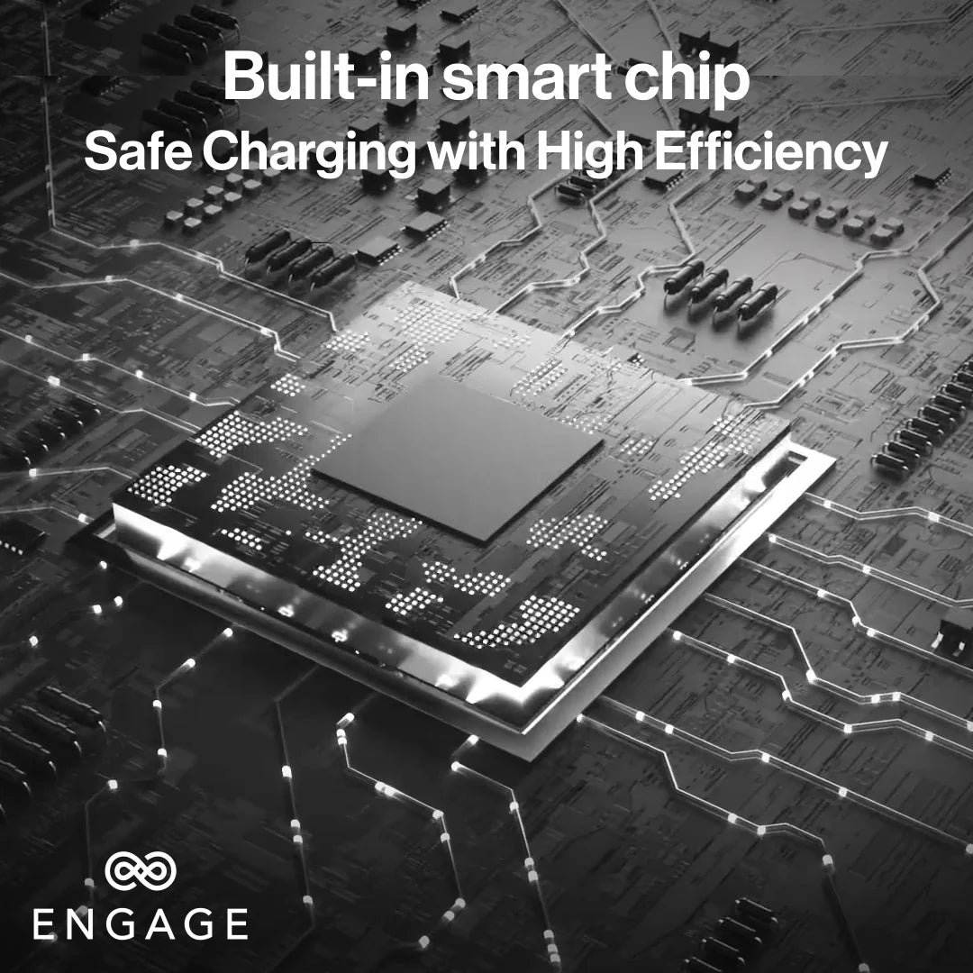 Engage, Super Soft Silicone, USB-C to USB-C Cable with Lightning Adapter - Black - Image 3