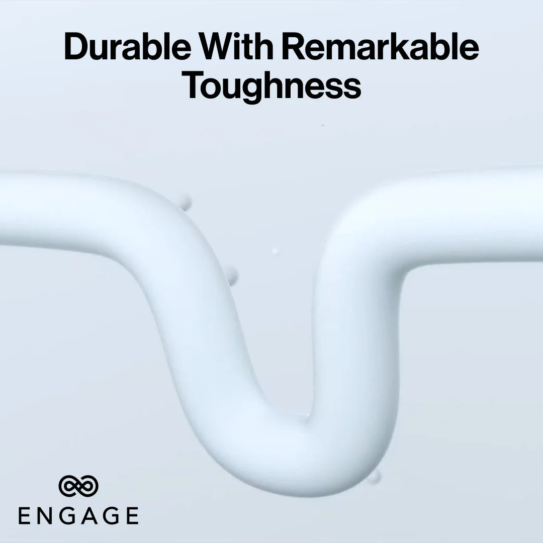 Engage, Super Soft Silicone, USB-C to USB-C Cable with Lightning Adapter - Black - Image 8