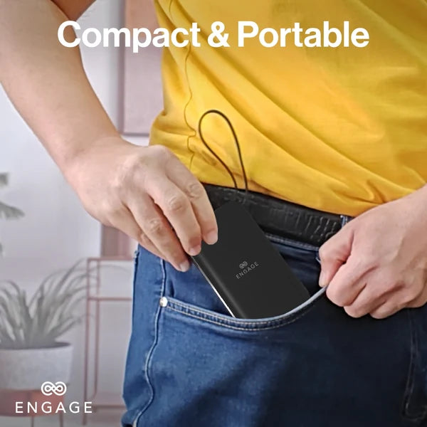 Engage, Hybrid 65W GaN Charger 10000mAh Power Bank - Black - Image 9