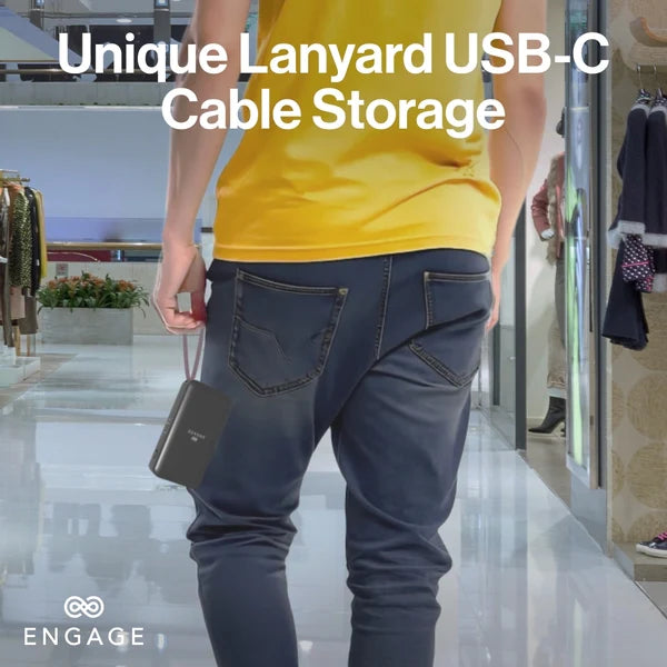 Engage, Hybrid 65W GaN Charger 10000mAh Power Bank - Black - Image 10