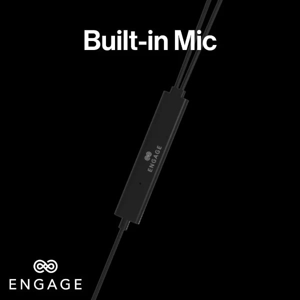 Engage, Active Noise Cancellation USB-C Wired Headset With Mic - Black - Image 3