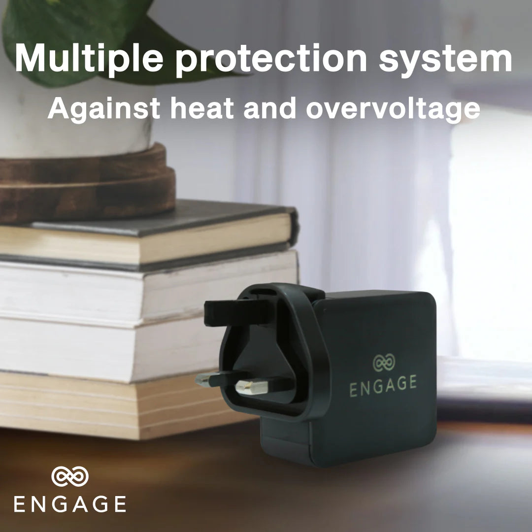 Engage, Charger/Adapter (65W) with GaN Technology - Black - Image 7