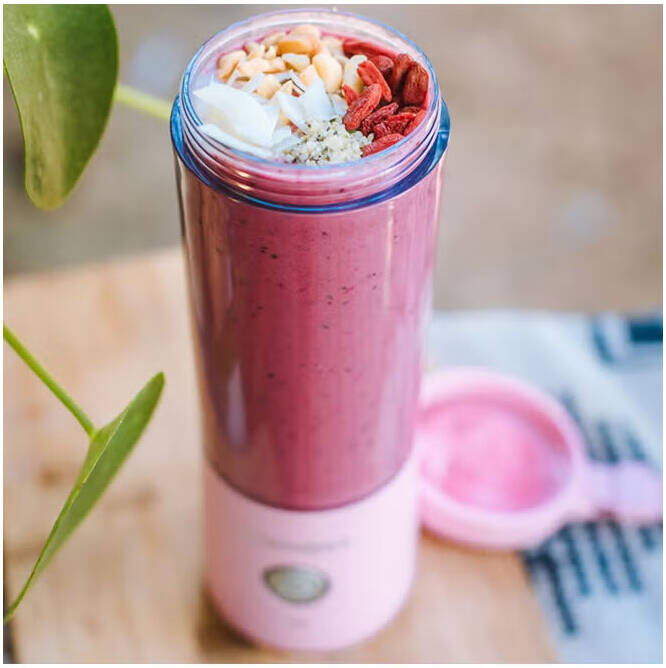 Blendjet V2 Portable Blender 16oz, Smoothie Maker, Fruit Blender, BPA-Free, 475ml, 200W, Sports Bottle, USB-C Rechargeable - Blush - Default Title - Image 6