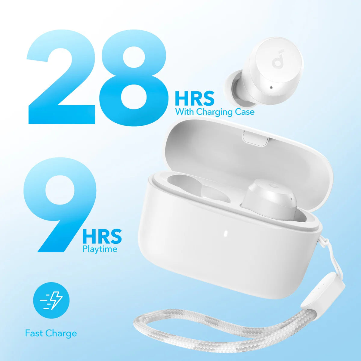 Anker SoundCore A20i, True Wireless Earbud - White - Image 5
