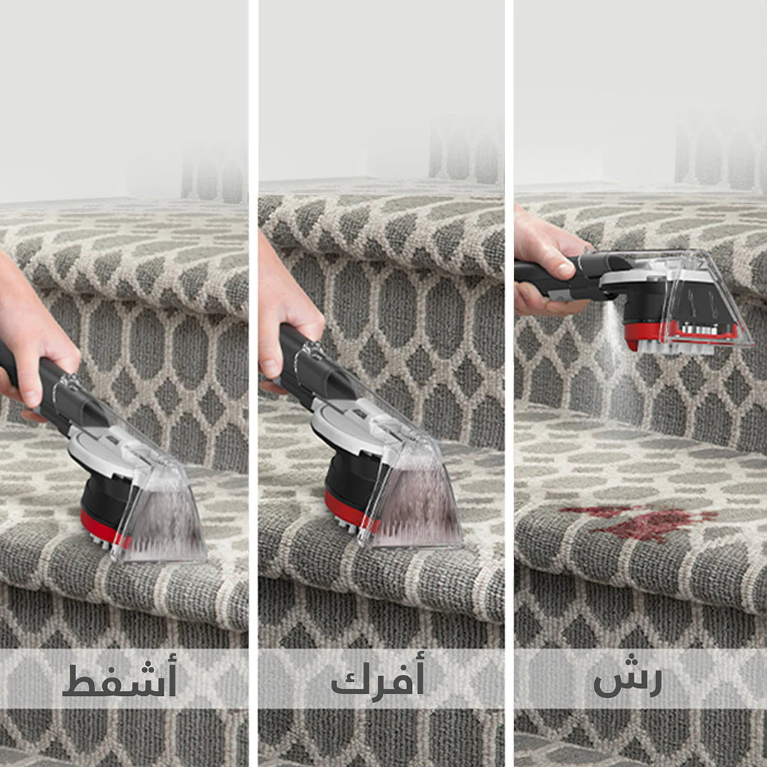 Hoover CDSW-MPMC, CleanSlate Complete Spot Washer – Portable Carpet & Upholstery Cleaner with Whole Home Tool Kit, Deep Cleaning SpinScrub - Red - Image 5