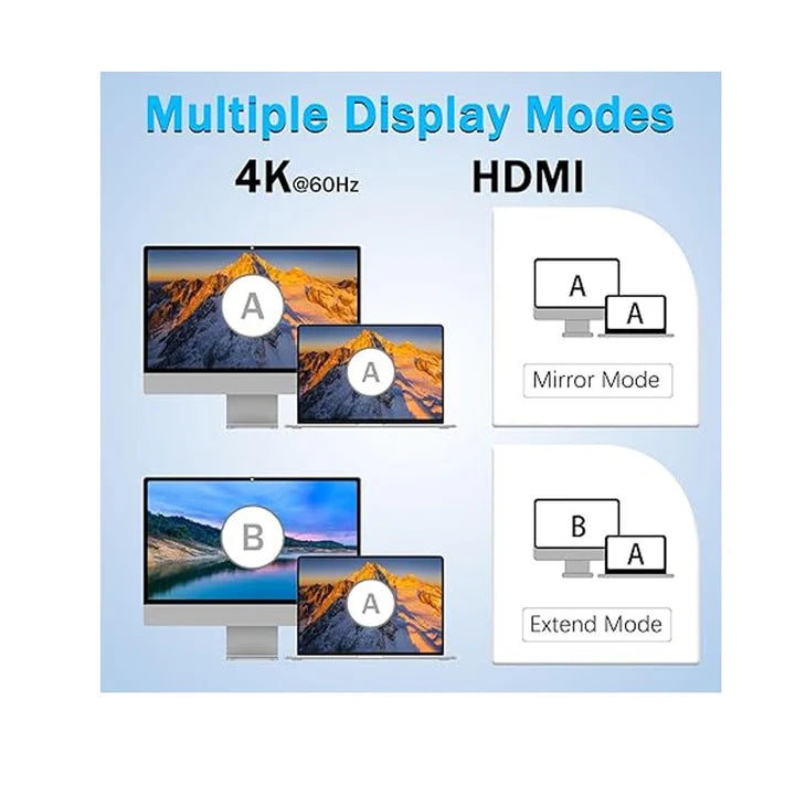 Redragon UCA 9-Port USB-C Hub - Black - Black - Image 5