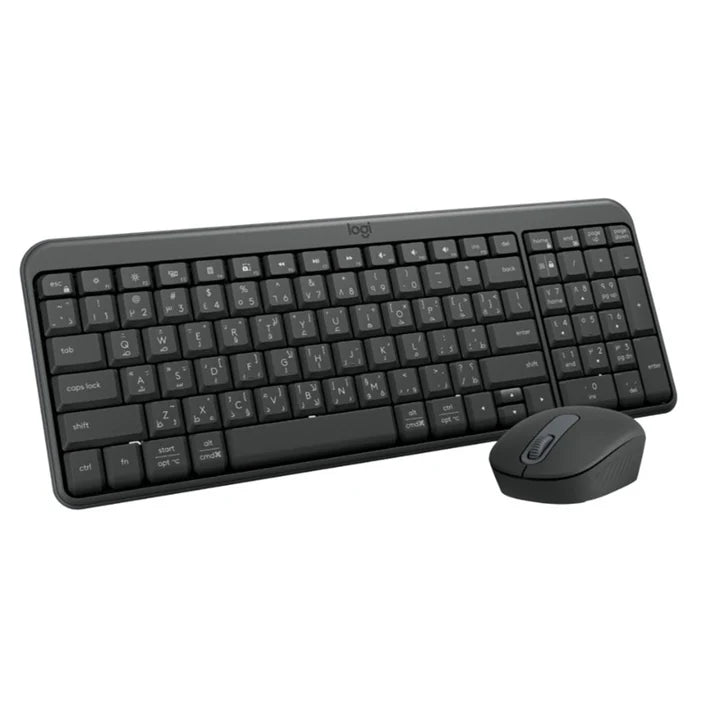 Logitech MK250, Compact Bluetooth Wireless Combo, Keyboard & Mouse, English/Arabic - Graphite - Graphite - Image 4