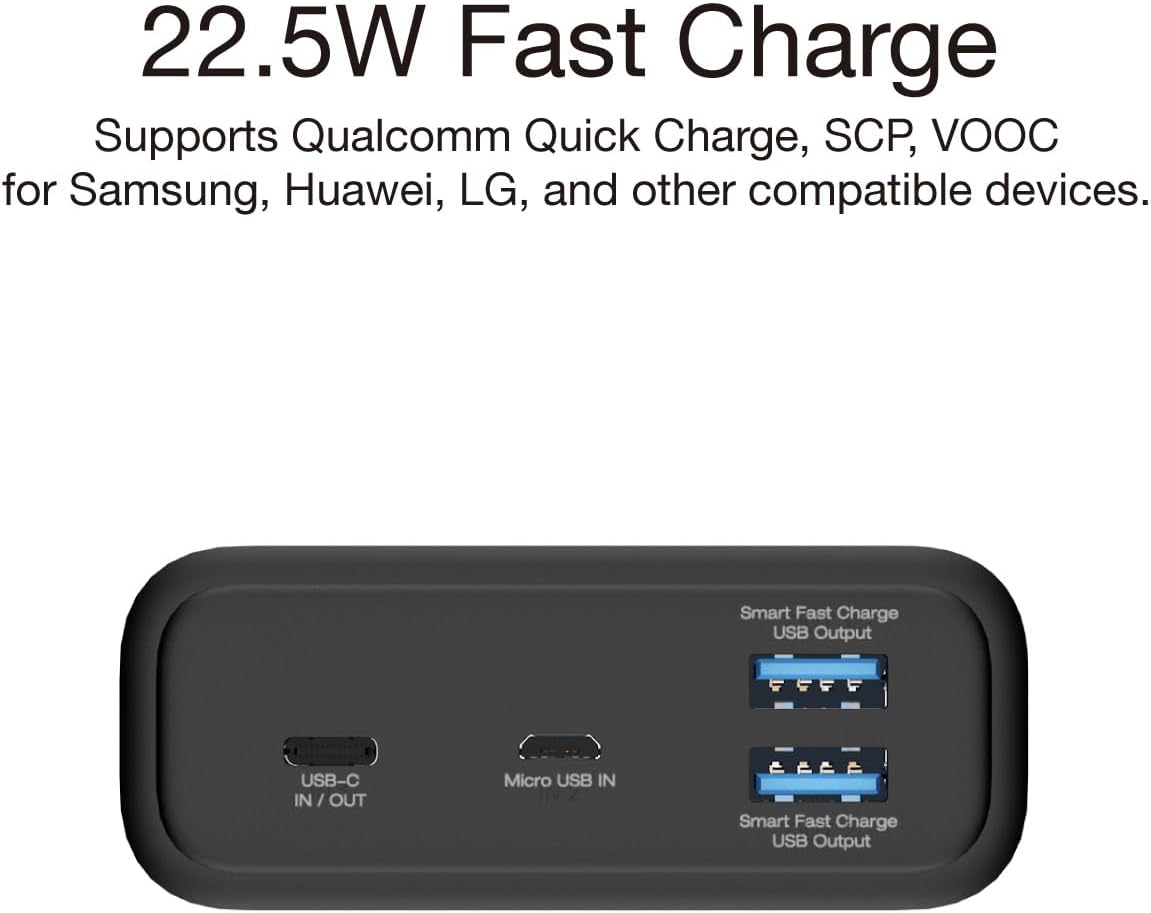 Energizer UE30016PQ_BK, Power Bank 30000mAh, 22.5W, LCD Display - Black - Default Title - Image 5