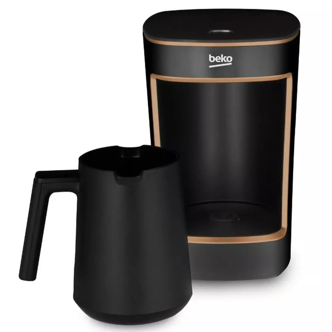Beko, Turkish Coffee Maker 580W, 1.1L – CookSense Technology, Anti-Spill, 5-Cup Capacity (Black/Copper) - Default Title - Image 3
