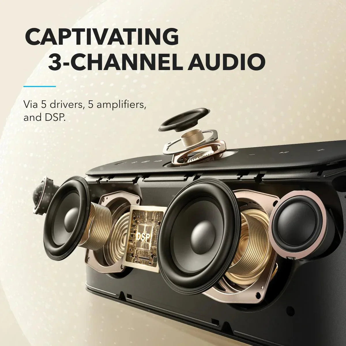 Anker Soundcore Motion X600, Wireless Speaker - Black - Image 5