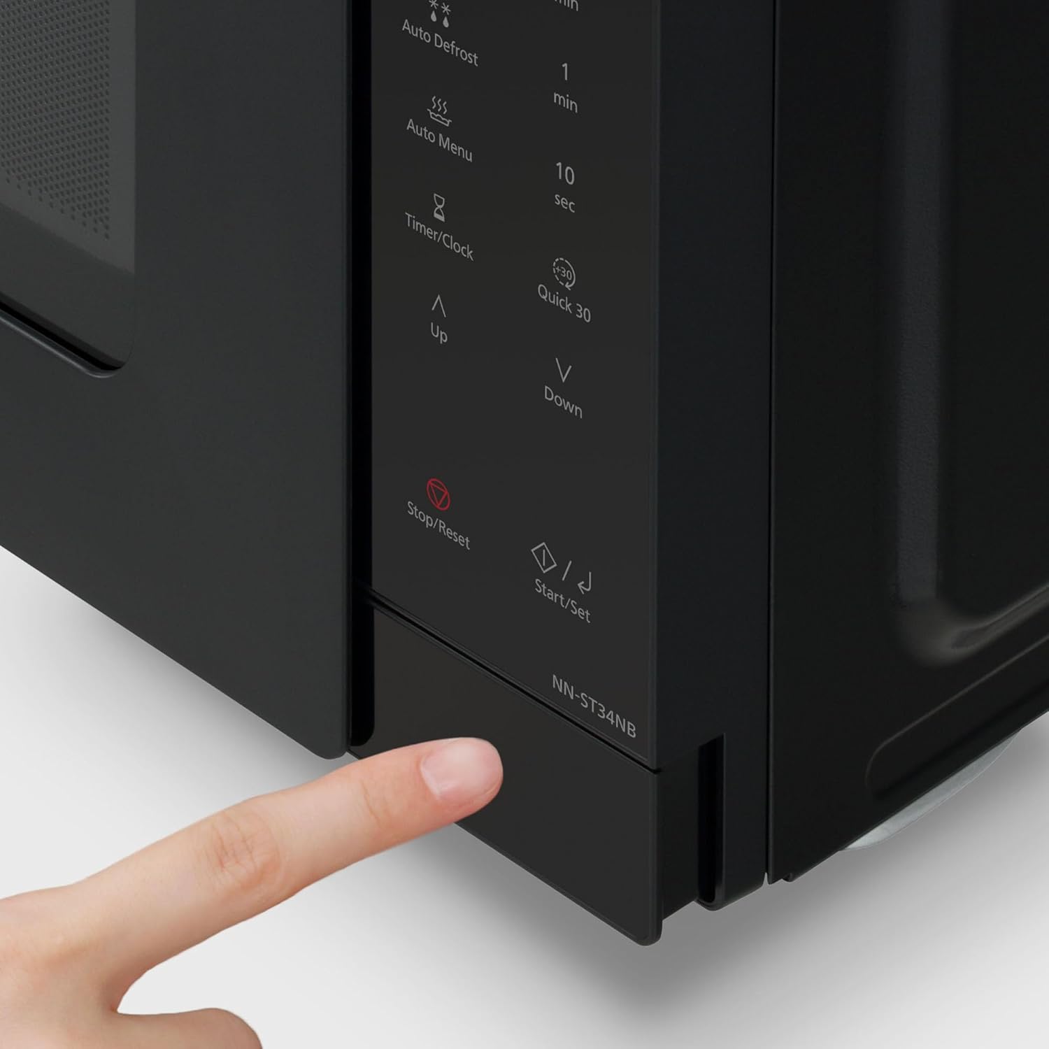 Panasonic NN-ST34NBKPQ, Solo Microwave Oven, 25L - Black - Image 4