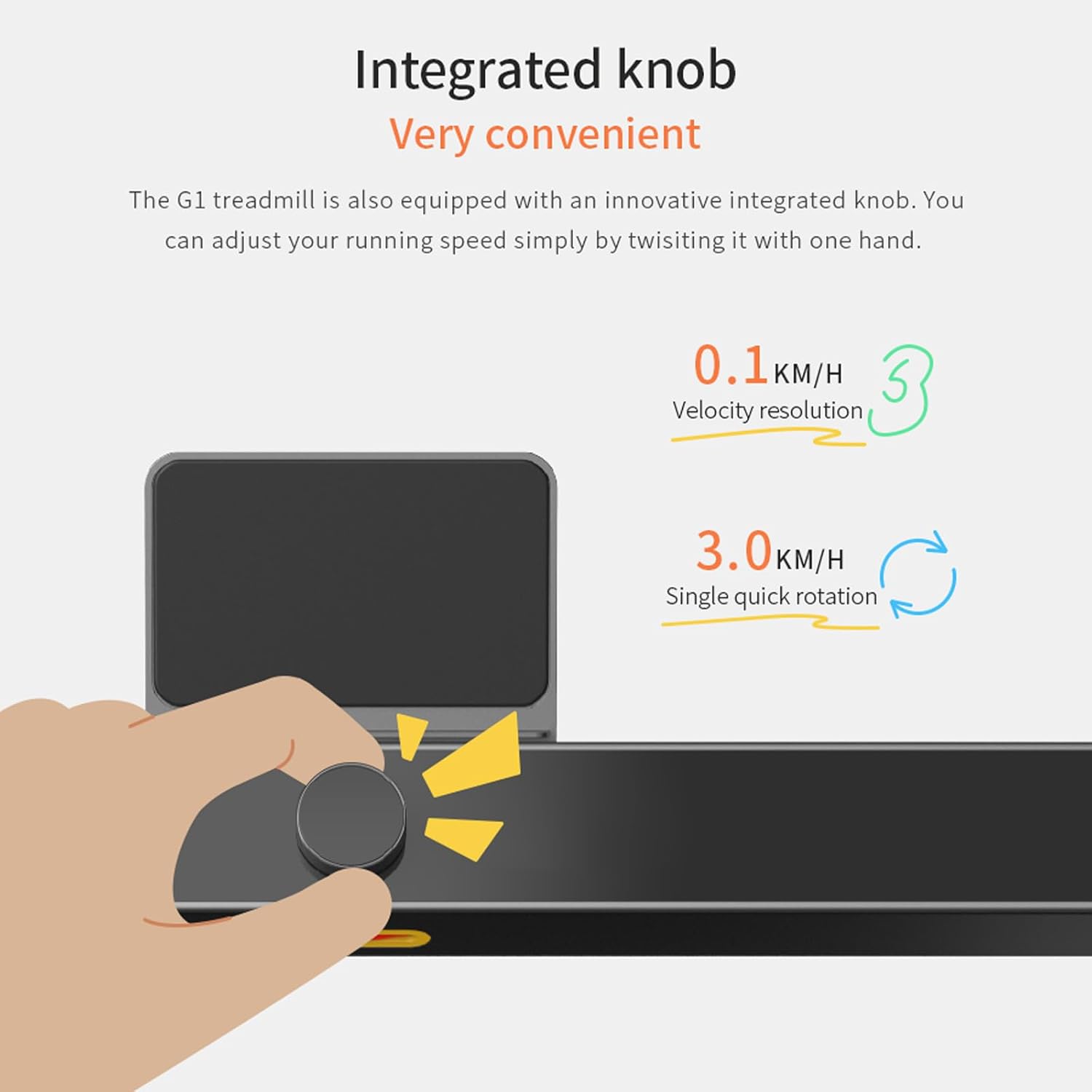 King Smith Treadmill G1 with Side Handrail - Default Title - Image 6