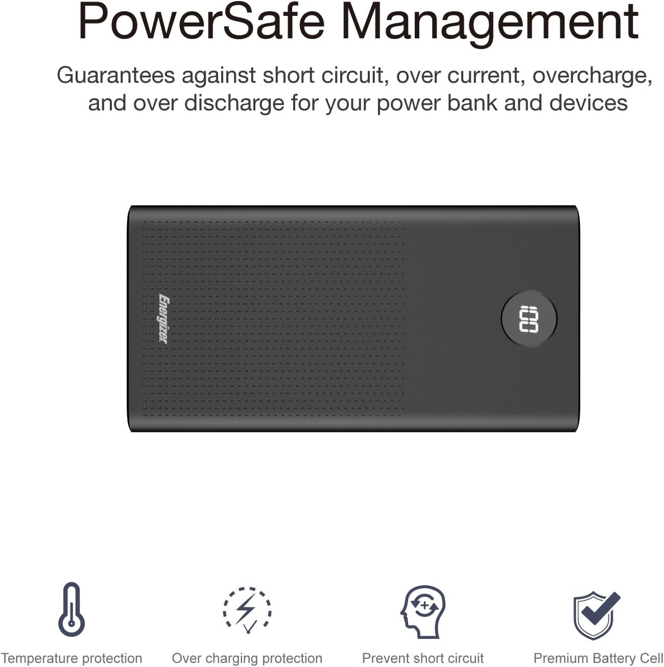 Energizer UE30016PQ_BK, Power Bank 30000mAh, 22.5W, LCD Display - Black - Default Title - Image 7