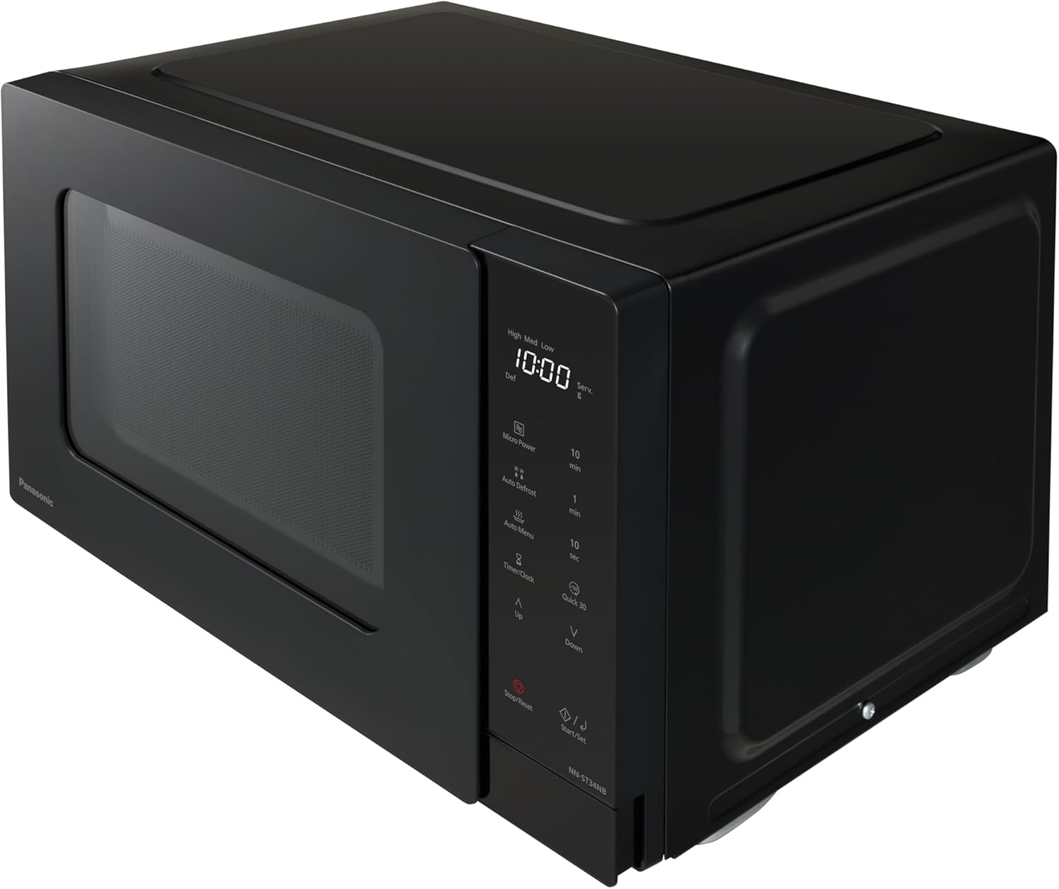 Panasonic NN-ST34NBKPQ, Solo Microwave Oven, 25L - Black - Image 3