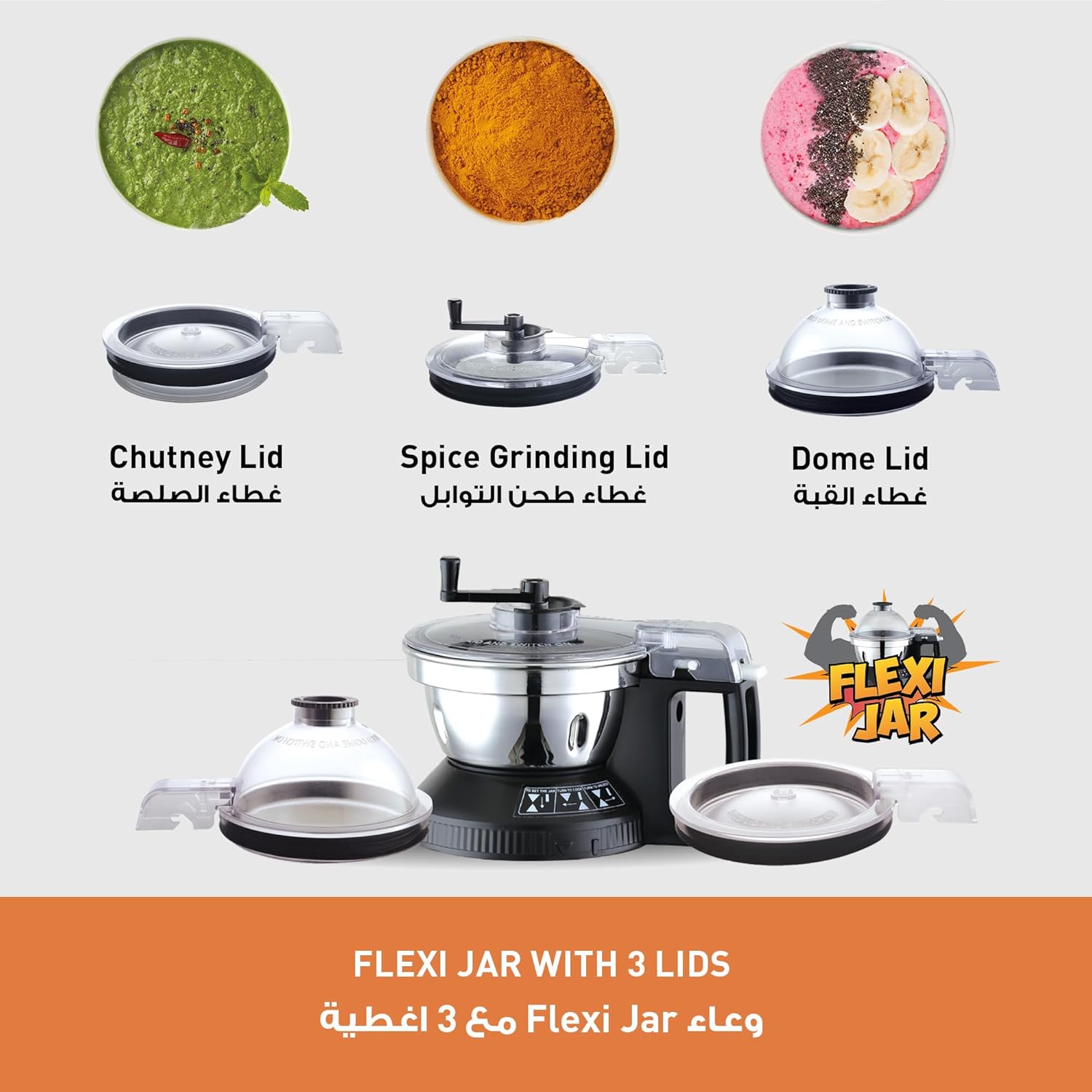 Panasonic MX-AE365KTZ, Mixer Grinder, 2000W - Black - Image 7