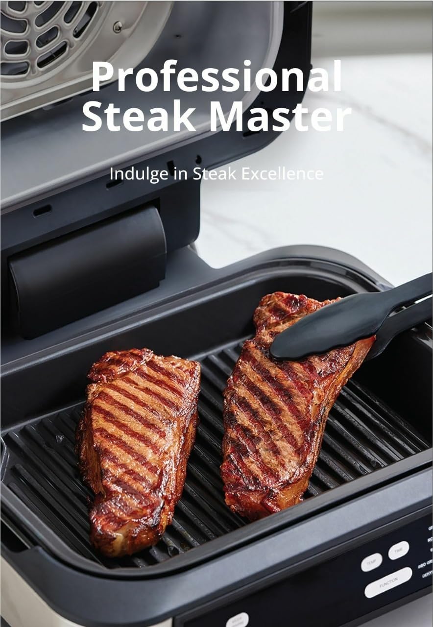 Arshia GM498-3305BS, 10-in-1 Air Fryer Grill Master 1750W – 10L XL Capacity - Black - Image 12