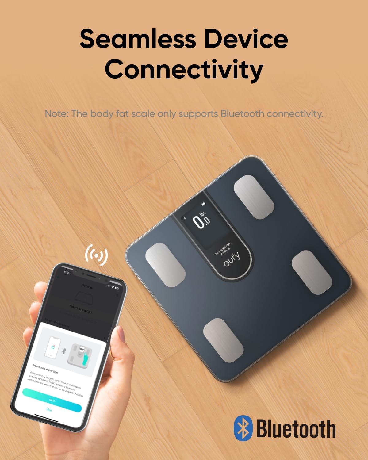 Eufy T9130011, Smart Scale C20 - Black - Image 7