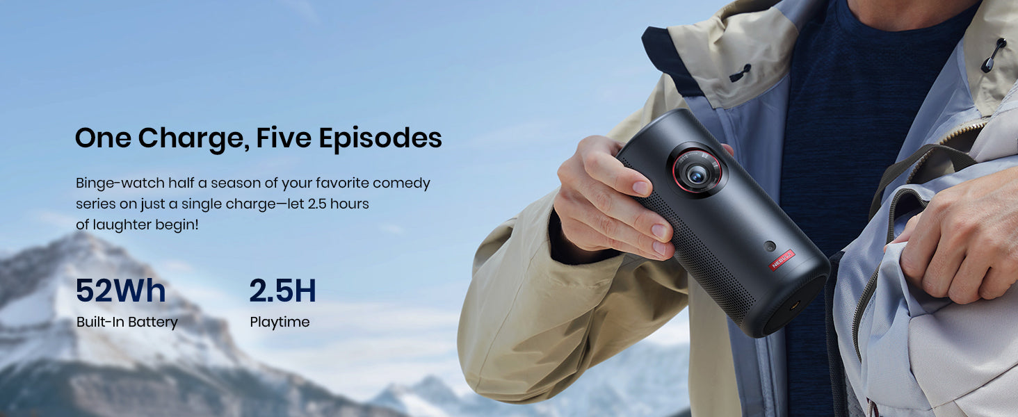 Anker Nebula Capsule 3 Laser, Portable Projector (D2426212) - Black - Black - Image 11