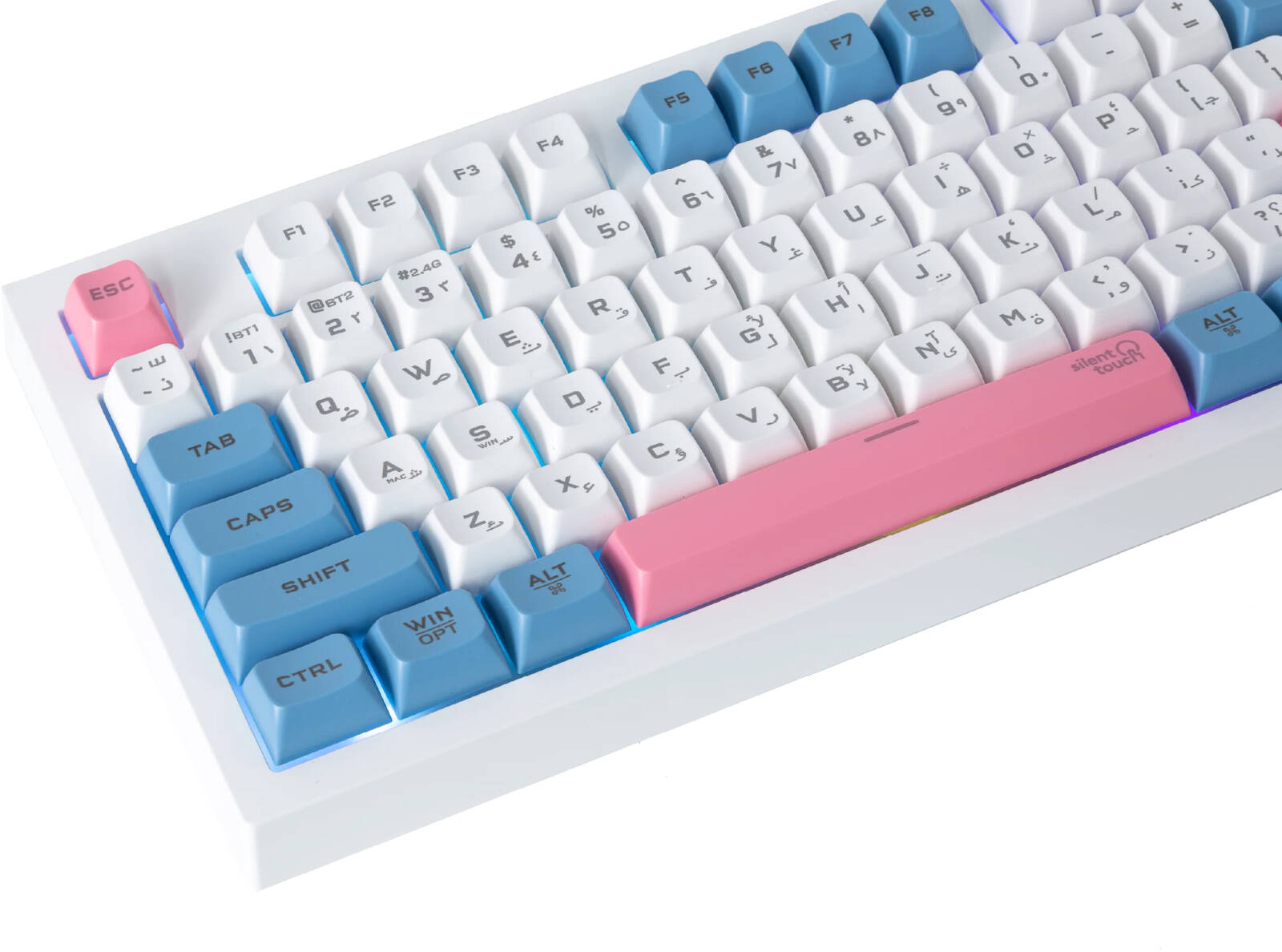 Twisted Minds Spectrum Pro Series 75% Compact Size 87 keys Wireless Membrane Keyboard - (English / Arabic) Layout - Default Title - Image 5