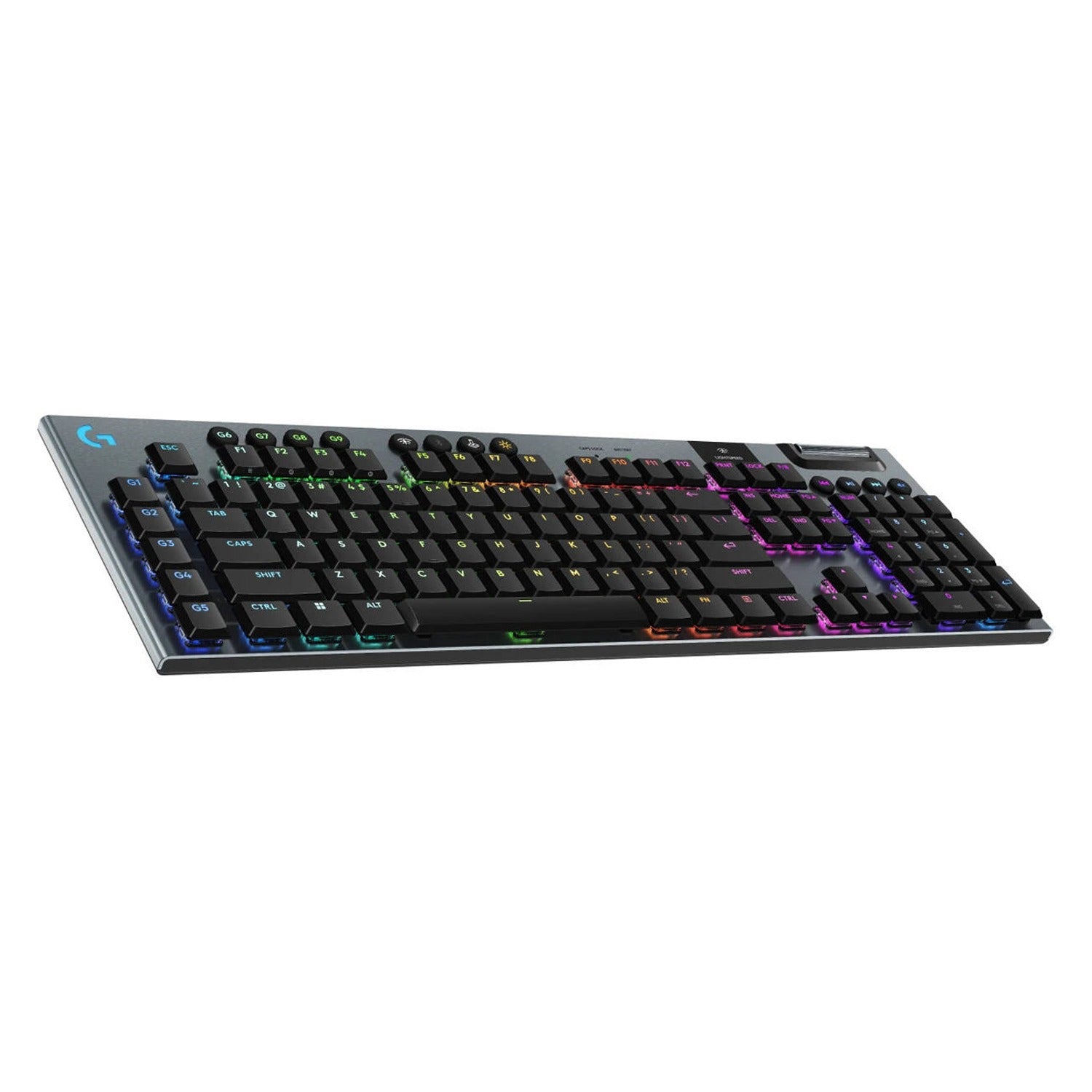 Logitech G915, X LIGHTSPEED Wireless Low Profile Gaming Keyboard - White - Image 3