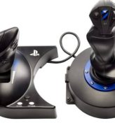 Thrustmaster T.Flight Hotas 4 Flight Stick for PS4 & PC, HOTAS with 12 Action Buttons & 5 Axes, Dual Rudder System, Detachable Throttle, Black | TM-JSTK-TFLGHT-HOTAS4 - Default Title