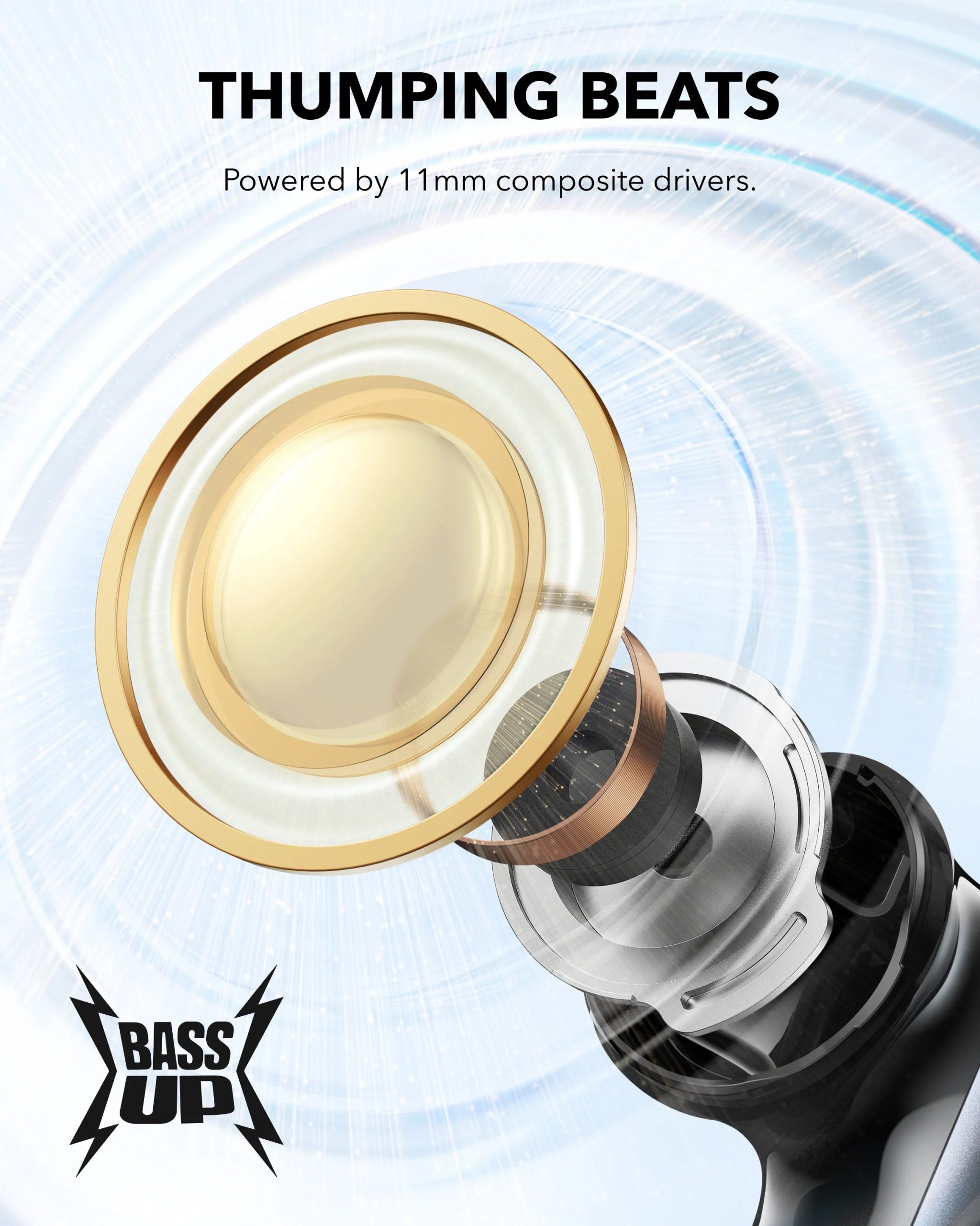 Anker Soundcore P40i, True Wireless Earbuds - Black - Image 6