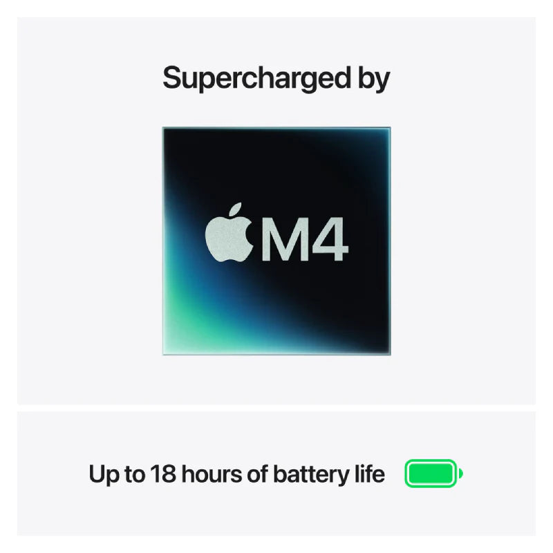 Apple MacBook Air (2025), 15.3", M4 Chip, 16GB RAM, 256GB SSD - Silver - Default Title - Image 4