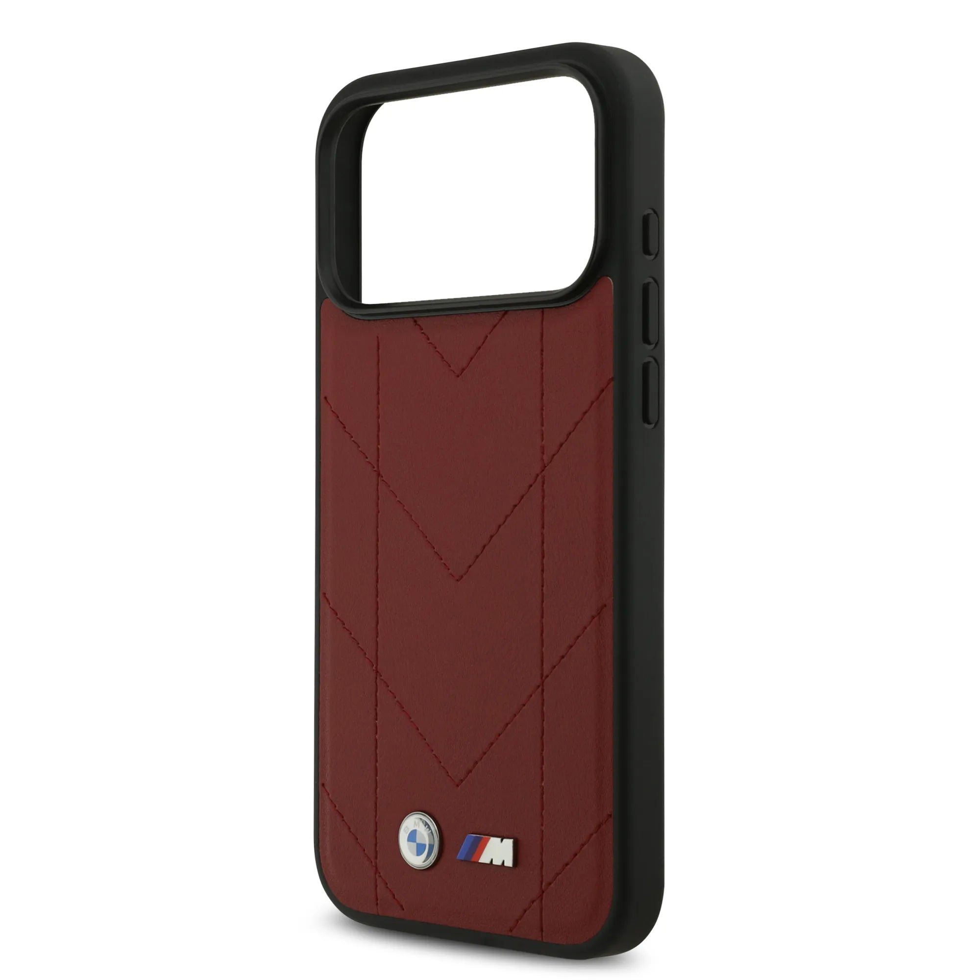 BMW, MagSafe PU Quilted Leather Case with Metal Logos, iPhone 17 Pro Max - Blue - Image 17