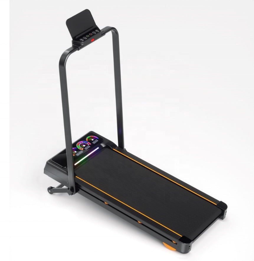 Black Bull 12% Auto Incline walking Treadmill with handrail With Big monitor and Flashlight,with bluetooth - Default Title - Image 7