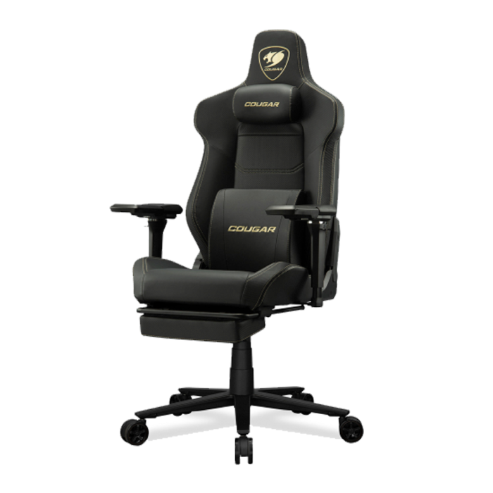 Cougar Gaming Chair Armor Evo M, Breathable Premium PVC Leather, 5D Adjustment Black / Gold - Default Title - Image 3