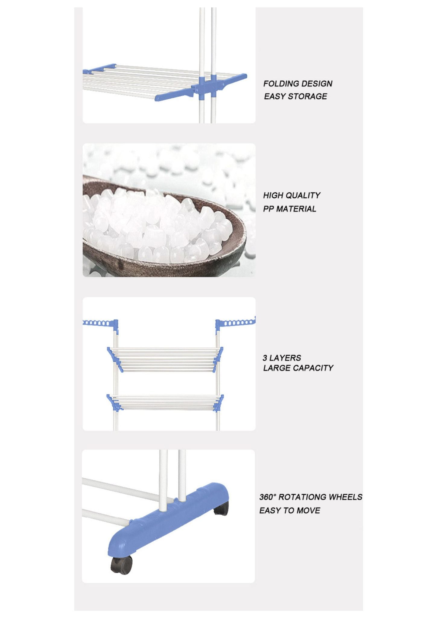 3 TIER FOLDING CLOTH HANGER - Default Title - Image 4