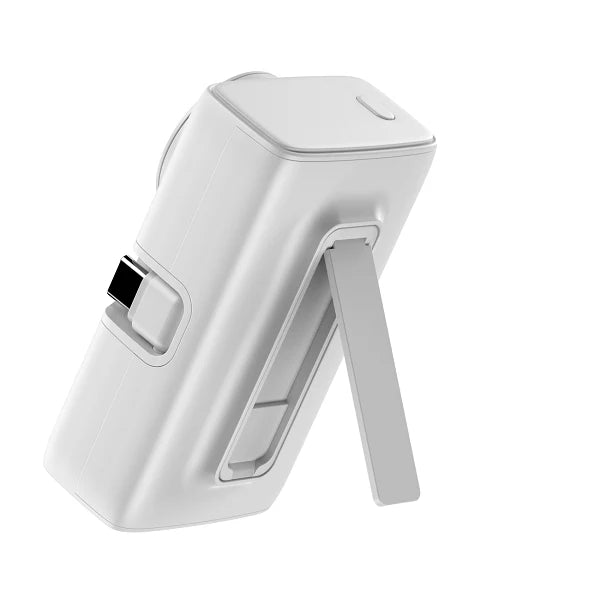 Engage, Portable Dual Port Lightning/USB-C & Watch Charging Power Bank (5000mAh) - White - Image 6