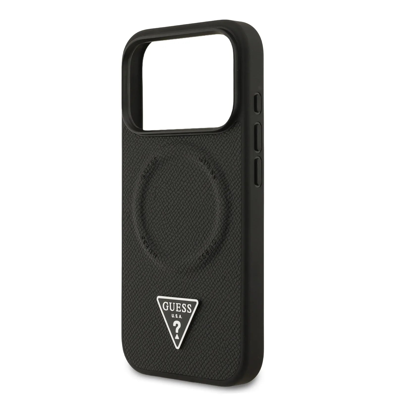 Guess, MagSafe PU Leather Case with Triangle Logo, iPhone 17 Pro Max - Pink - Image 6