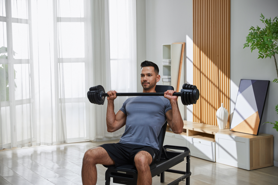 KingSmith 18KG Adjustable Dumbbell Kettlebell Barbell 3 in 1 - Default Title - Image 5