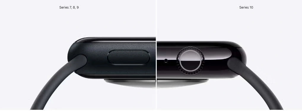 Apple Watch Series 10 GPS 42 mm with Jet Black Aluminium Case with Ink Sport Loop - Default Title - Image 4